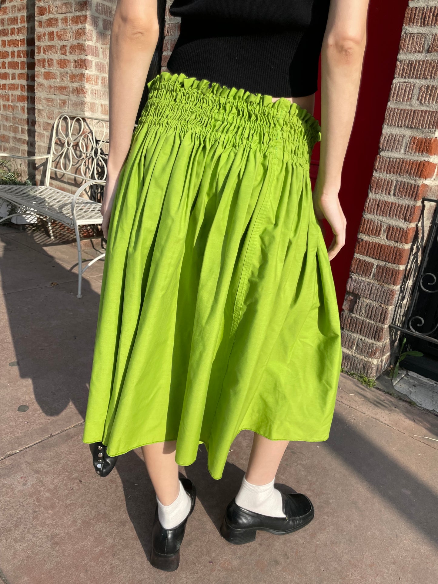 Lime Green Skirt (S)