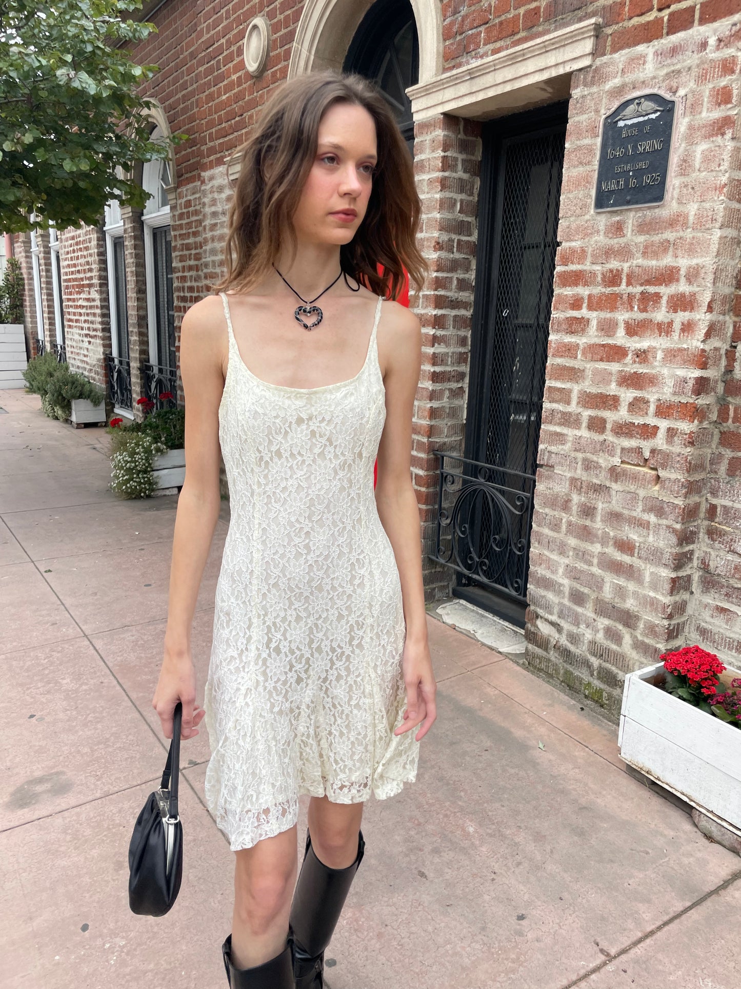 Vintage Lace Dress (S)