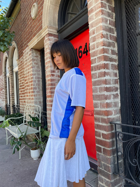 Blue Sporty Mesh Jersey (M)