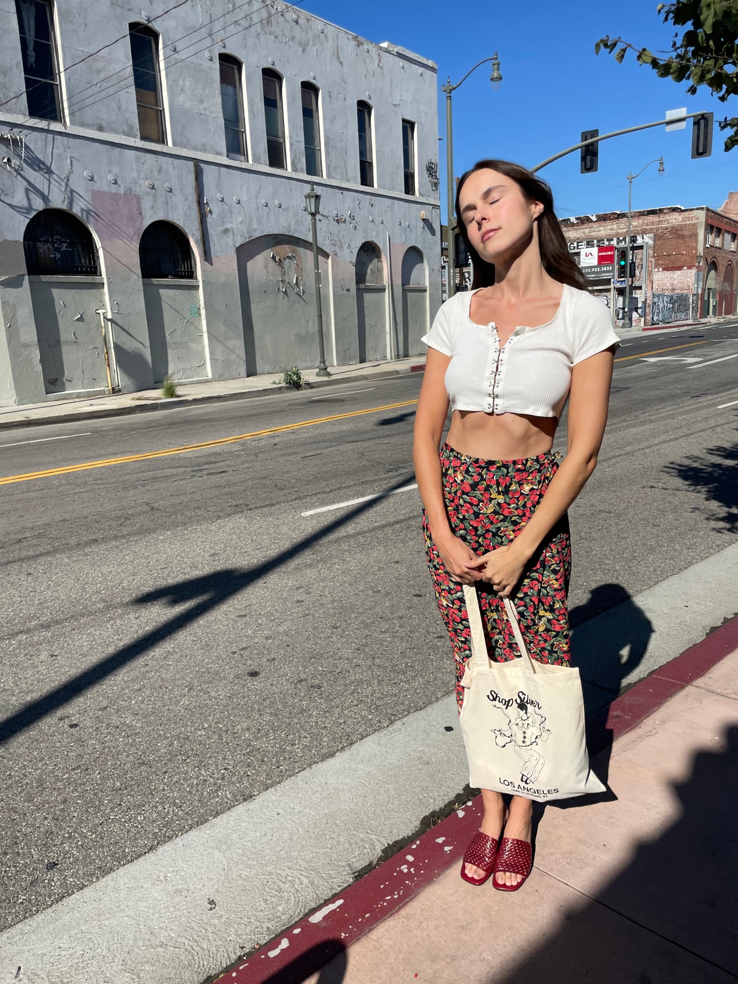 90s Berries Pint Wrap Skirt (S)