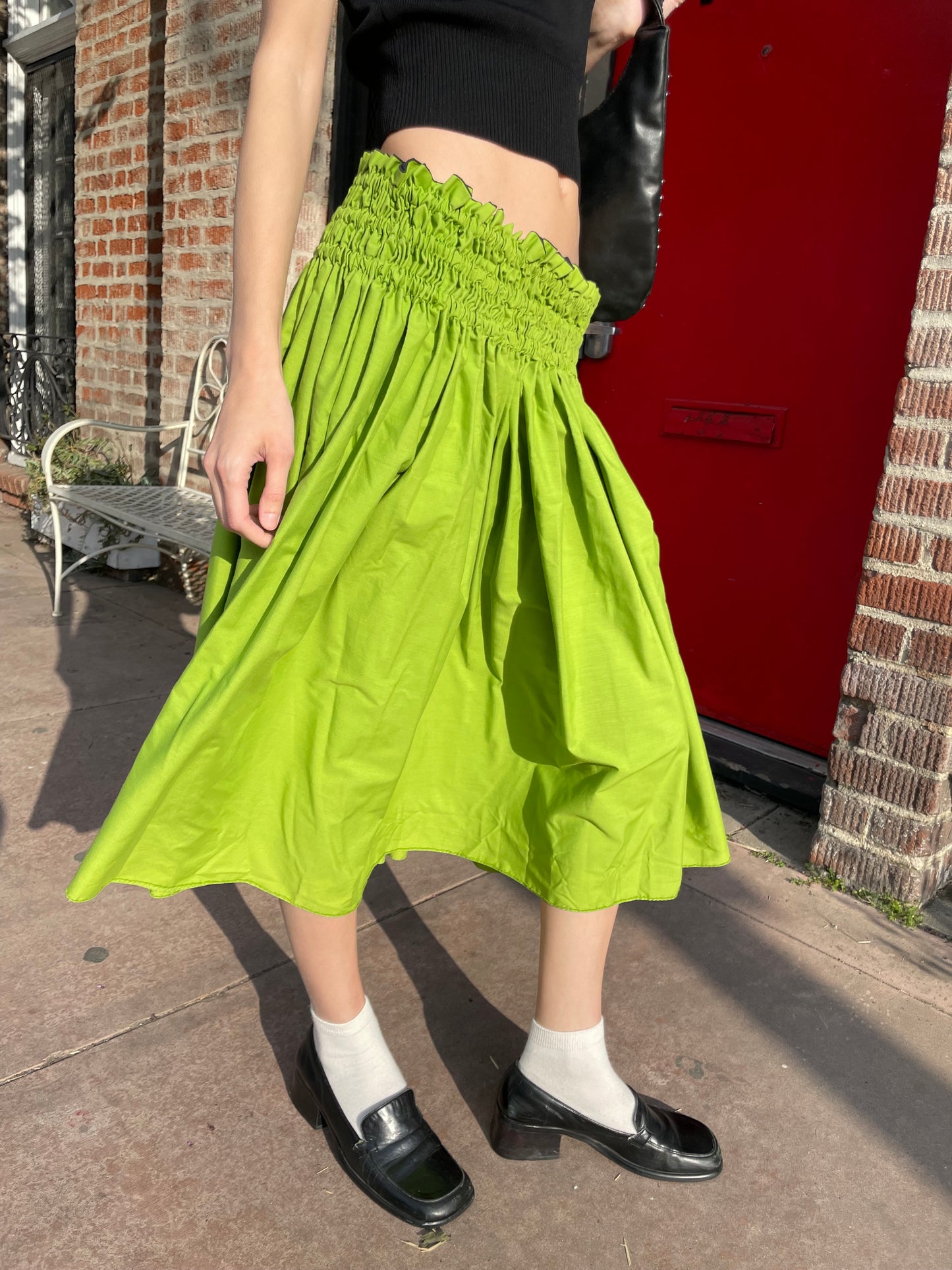 Lime Green Skirt (S)