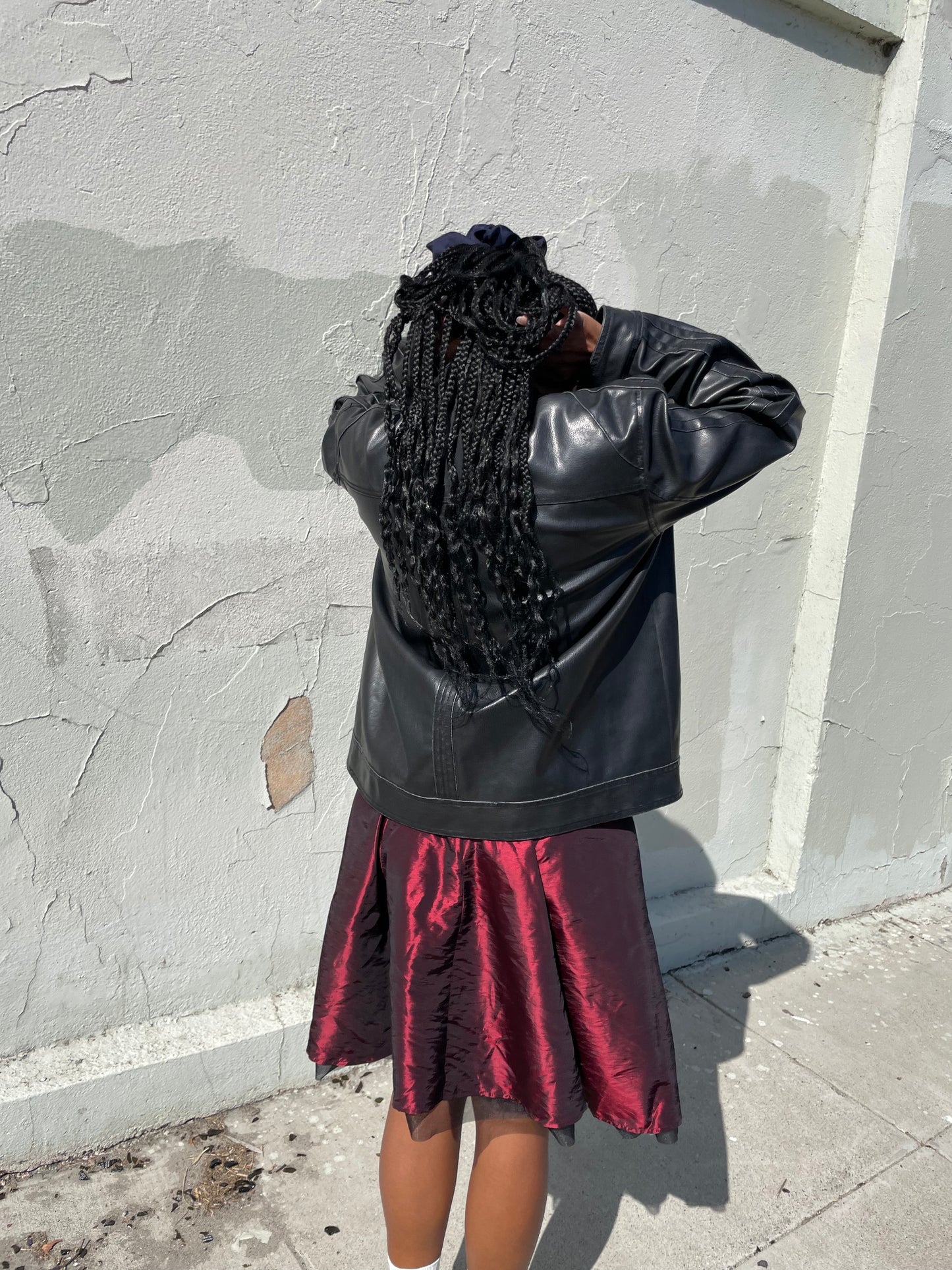 Black Moto Jacket (L)