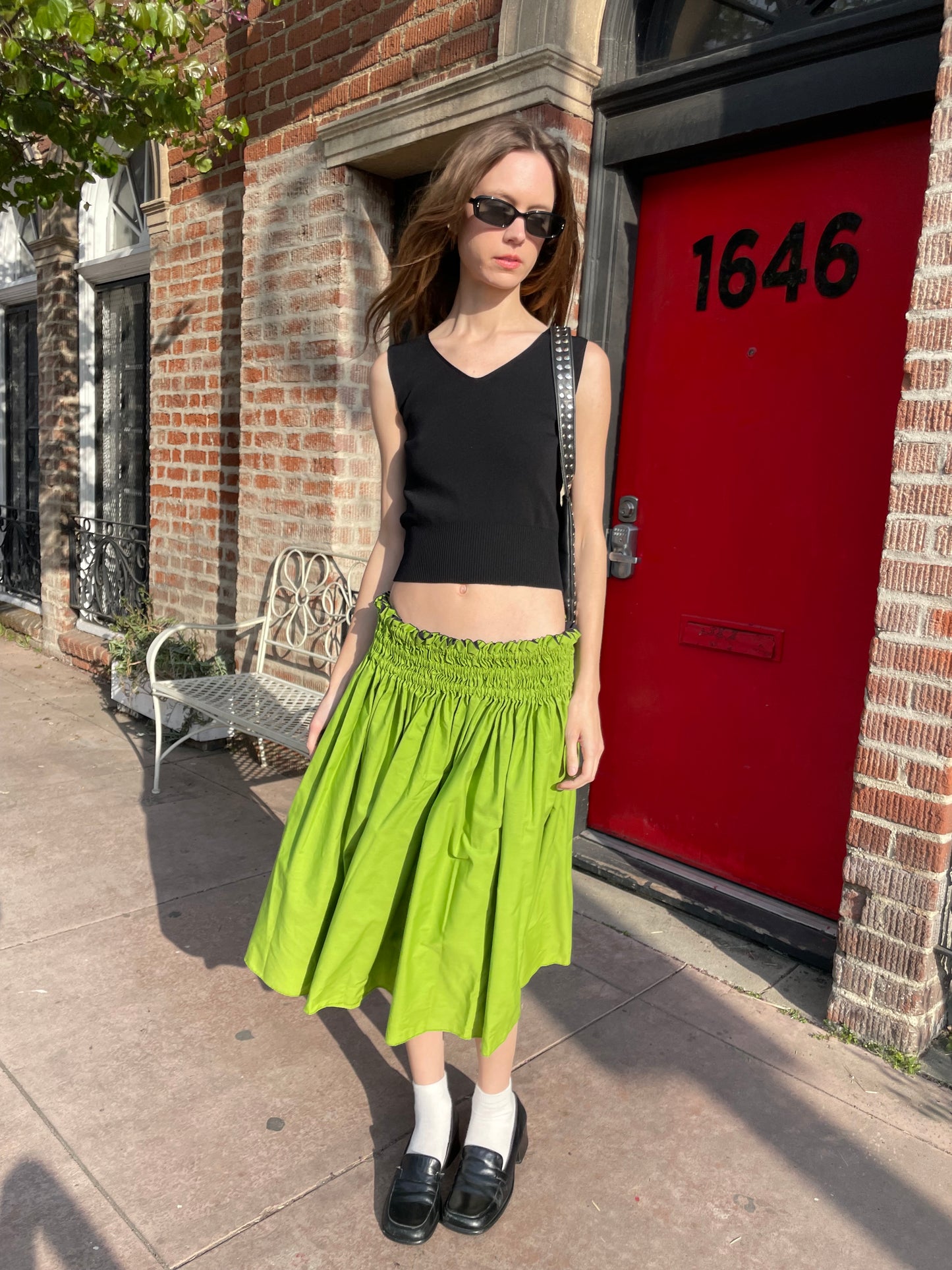 Lime Green Skirt (S)