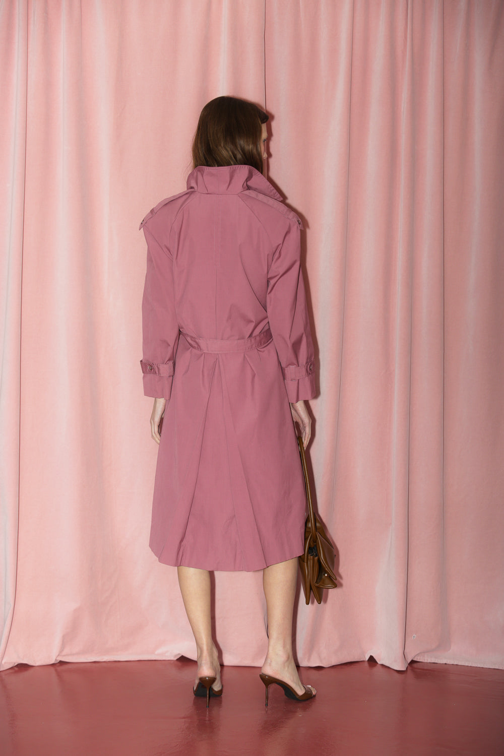 Mauve Trench Coat (S-M)
