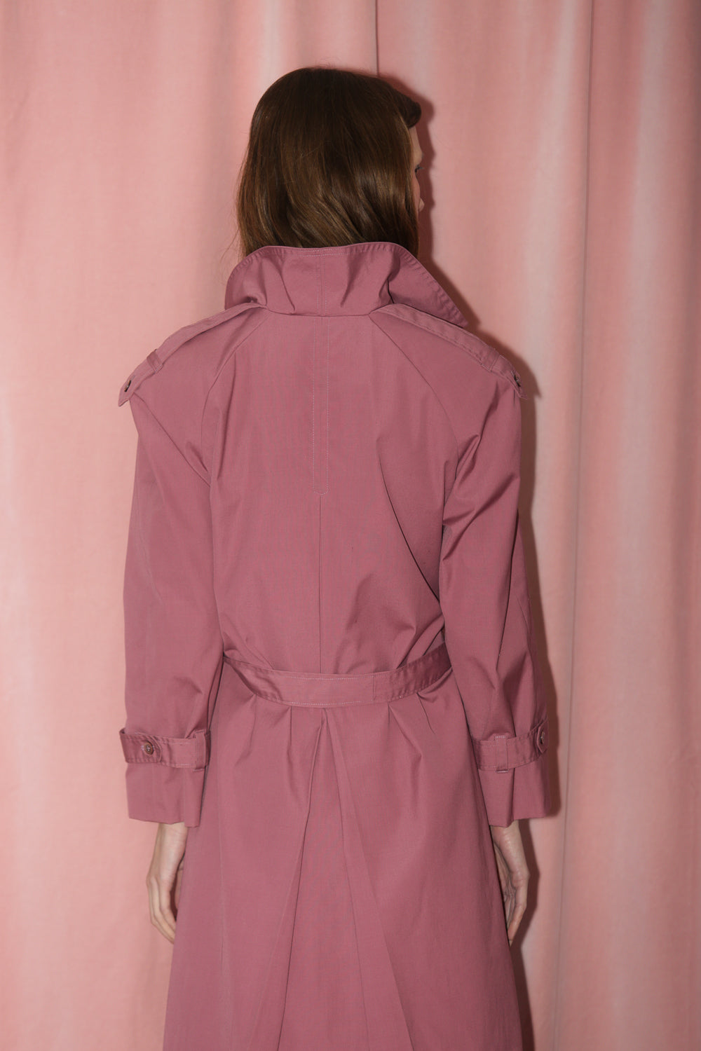 Mauve Trench Coat (S-M)