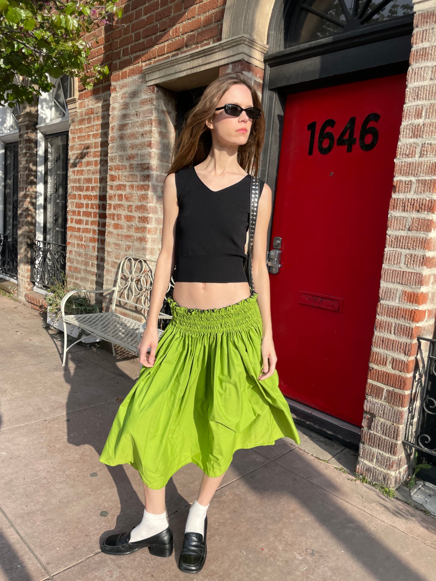 Lime Green Skirt (S)