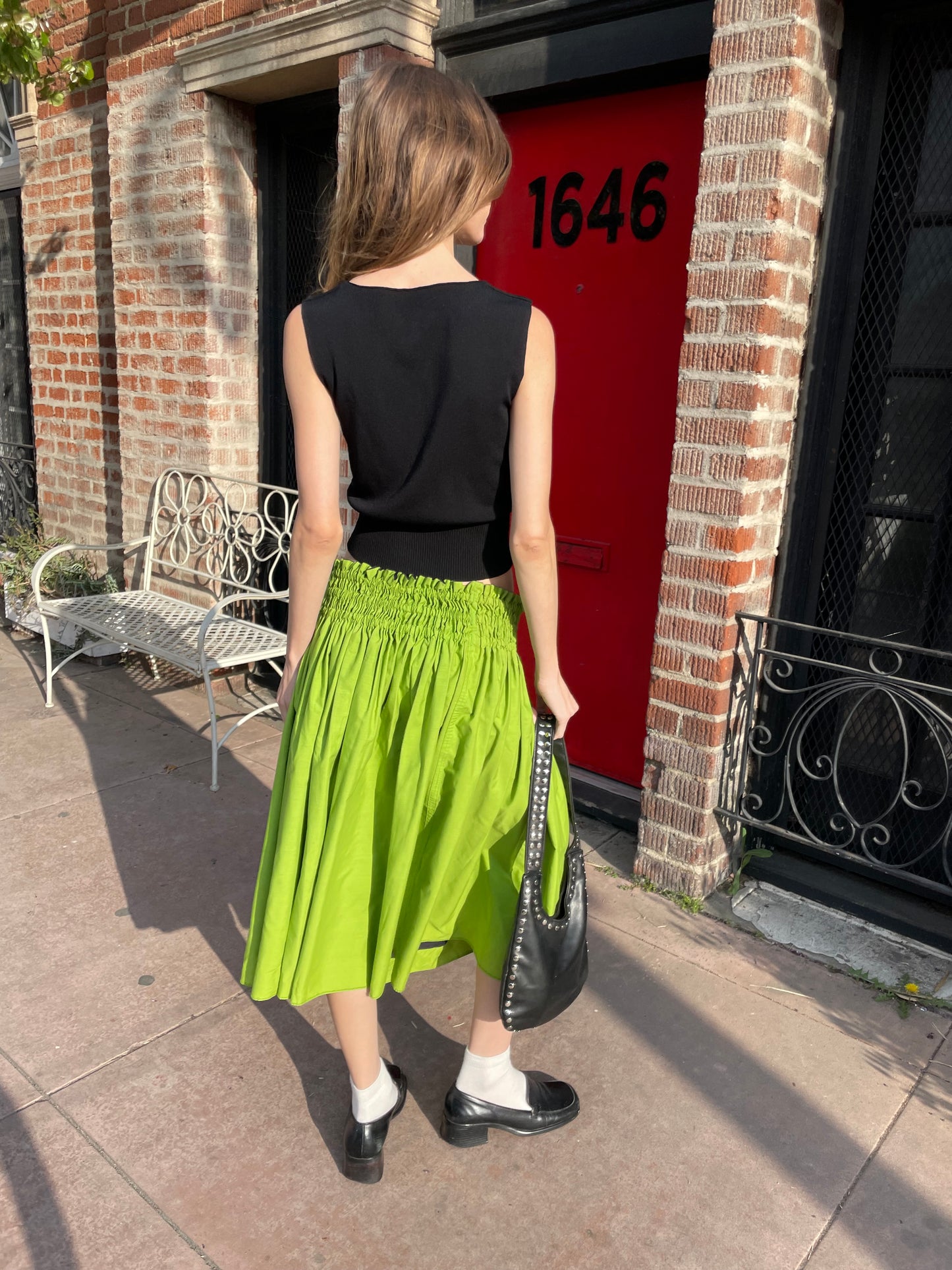 Lime Green Skirt (S)