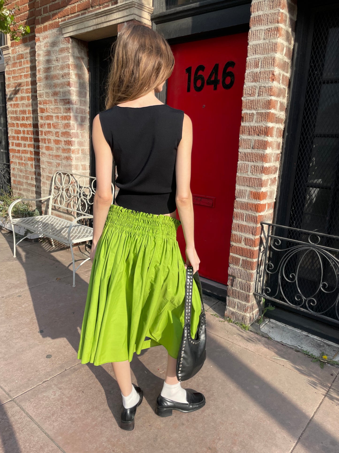 Lime Green Skirt (S)