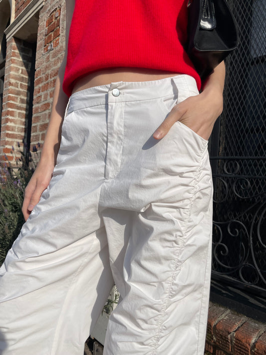White Cargo Pant (S)
