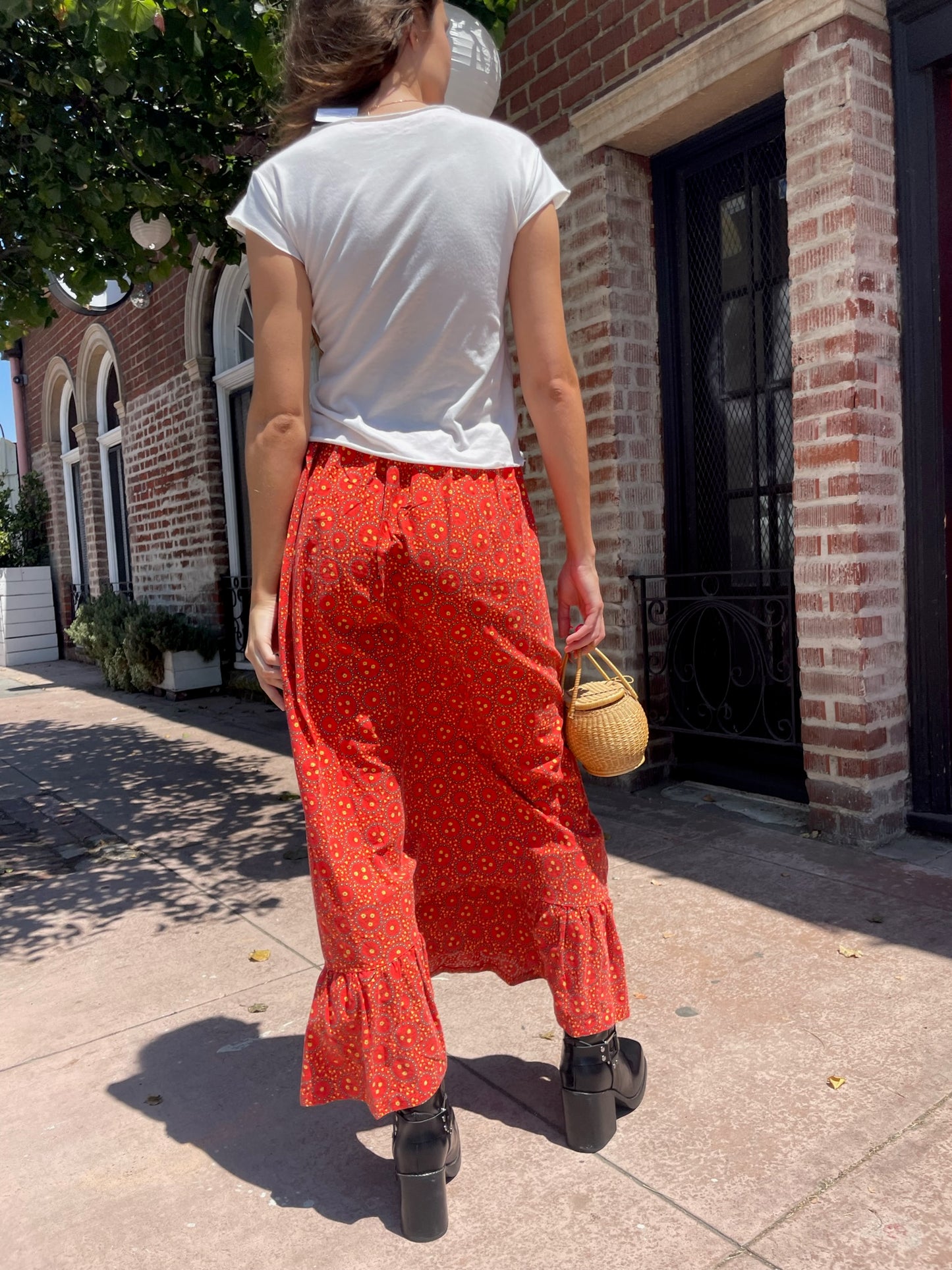 Floral and Butterfly T-Shirt (S)