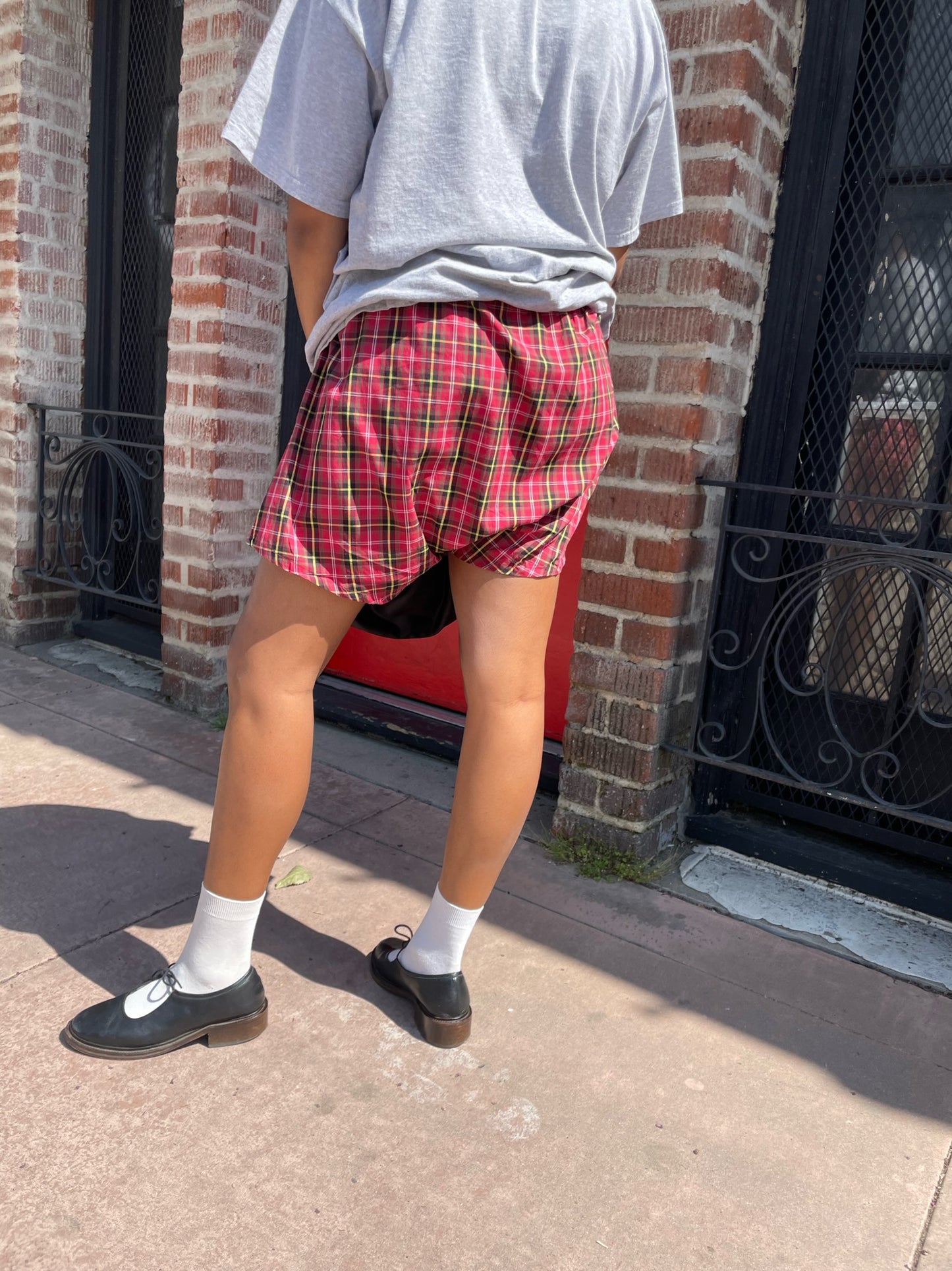 Plaid Boxer Shorts (L)