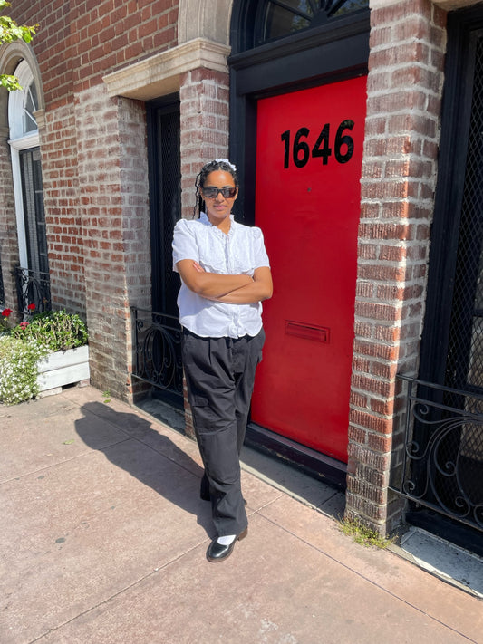 White Button Down (M)