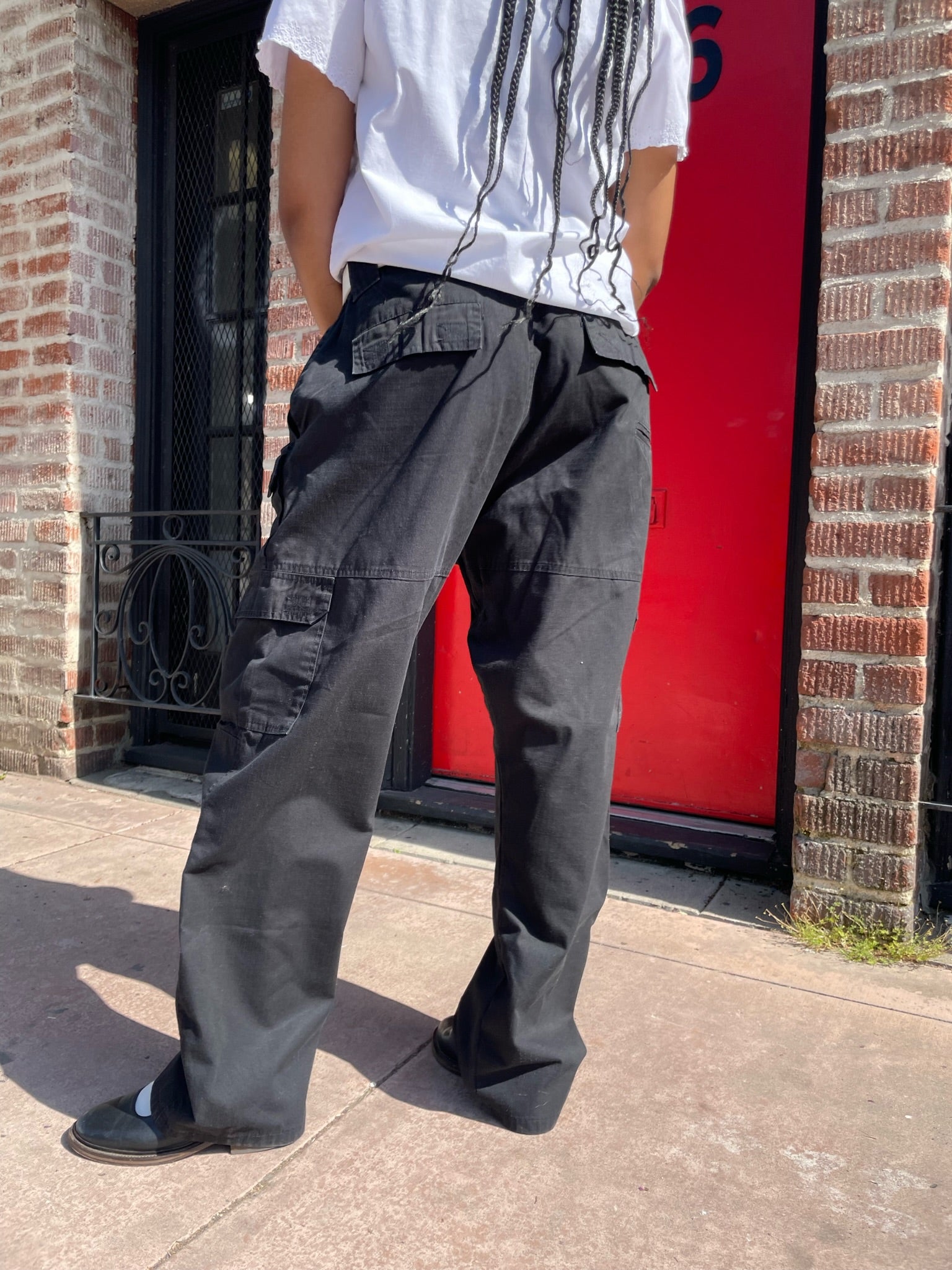 KNG Black Cargo Style Chef Pant : : Clothing, Shoes & Accessories