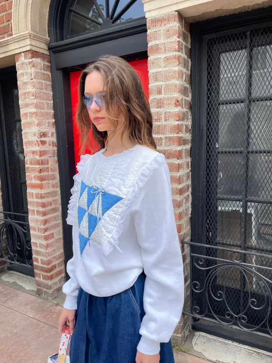 Quilted Crewneck (M)