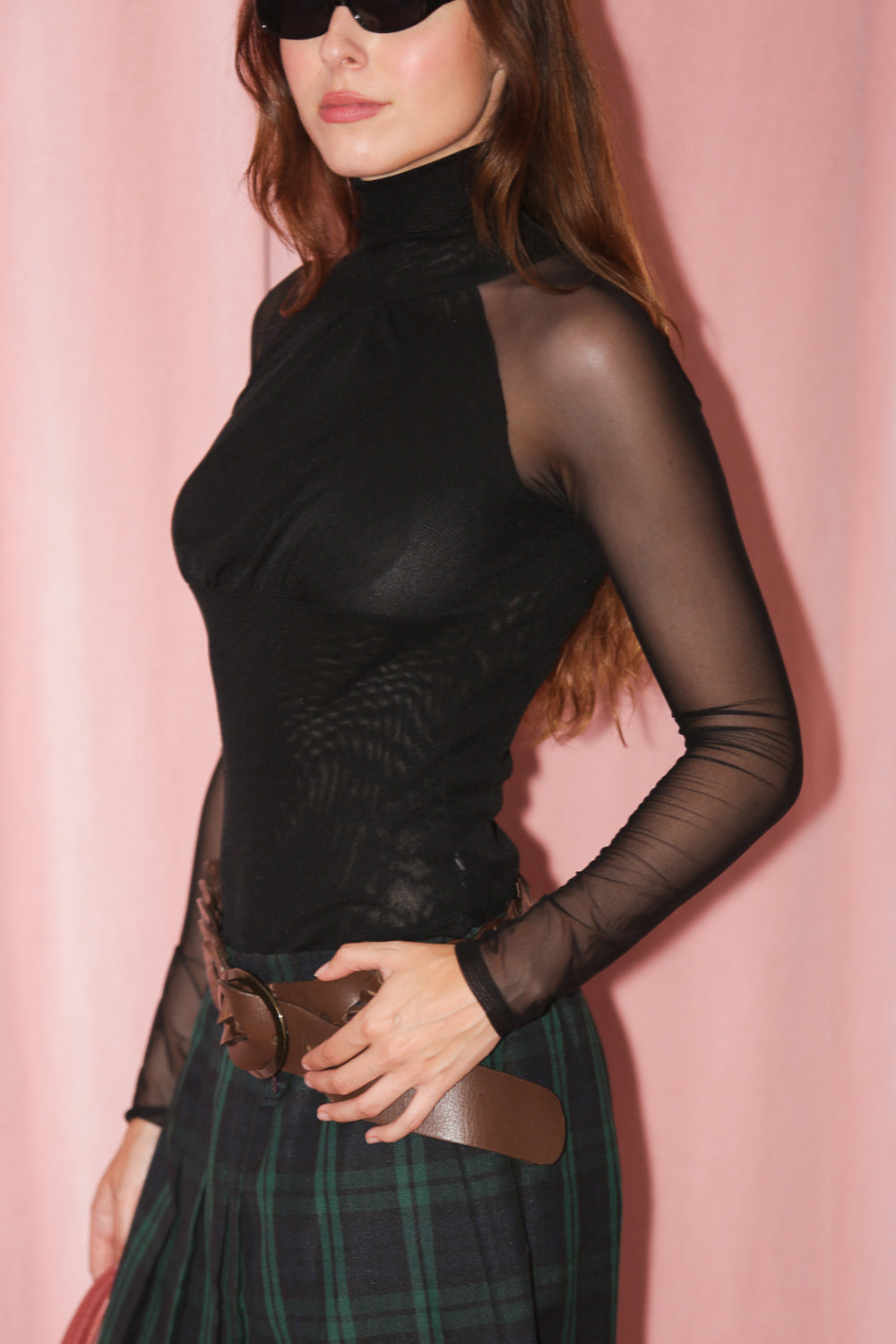 Black Sheer Longsleeve (S)