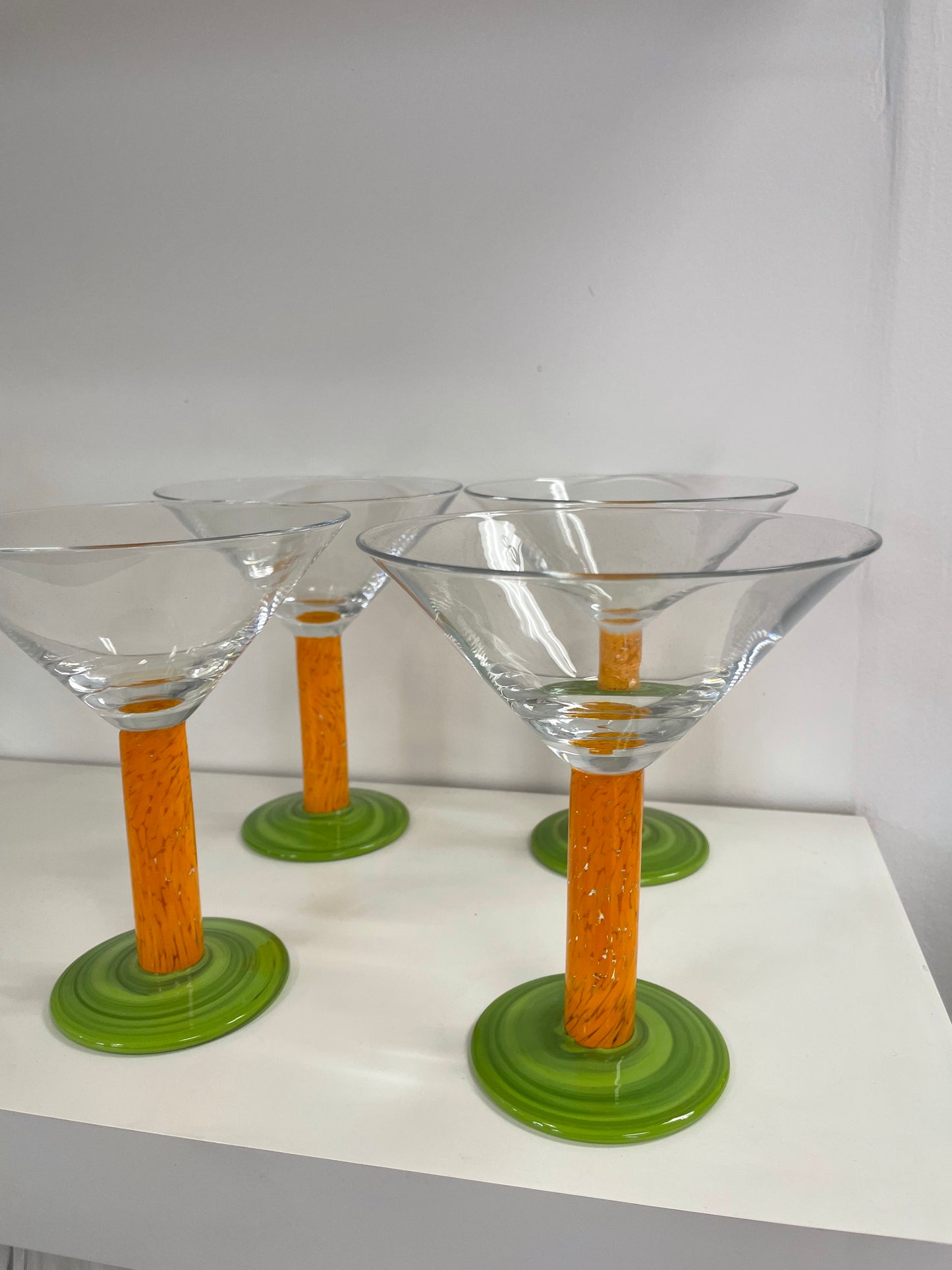 Vintage Martini Glass Set
