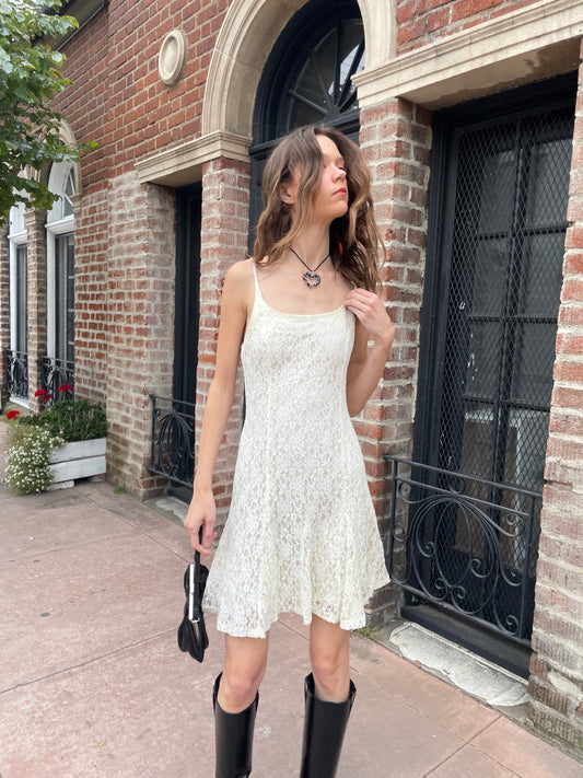 Vintage Lace Dress (S)