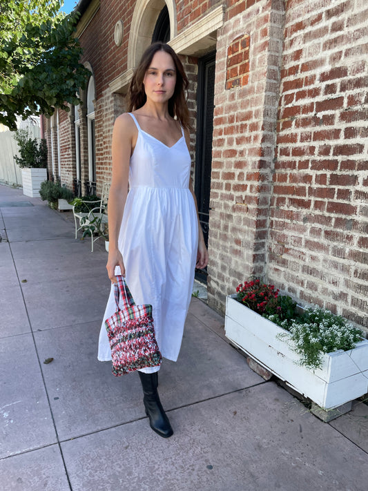 girl in white dress