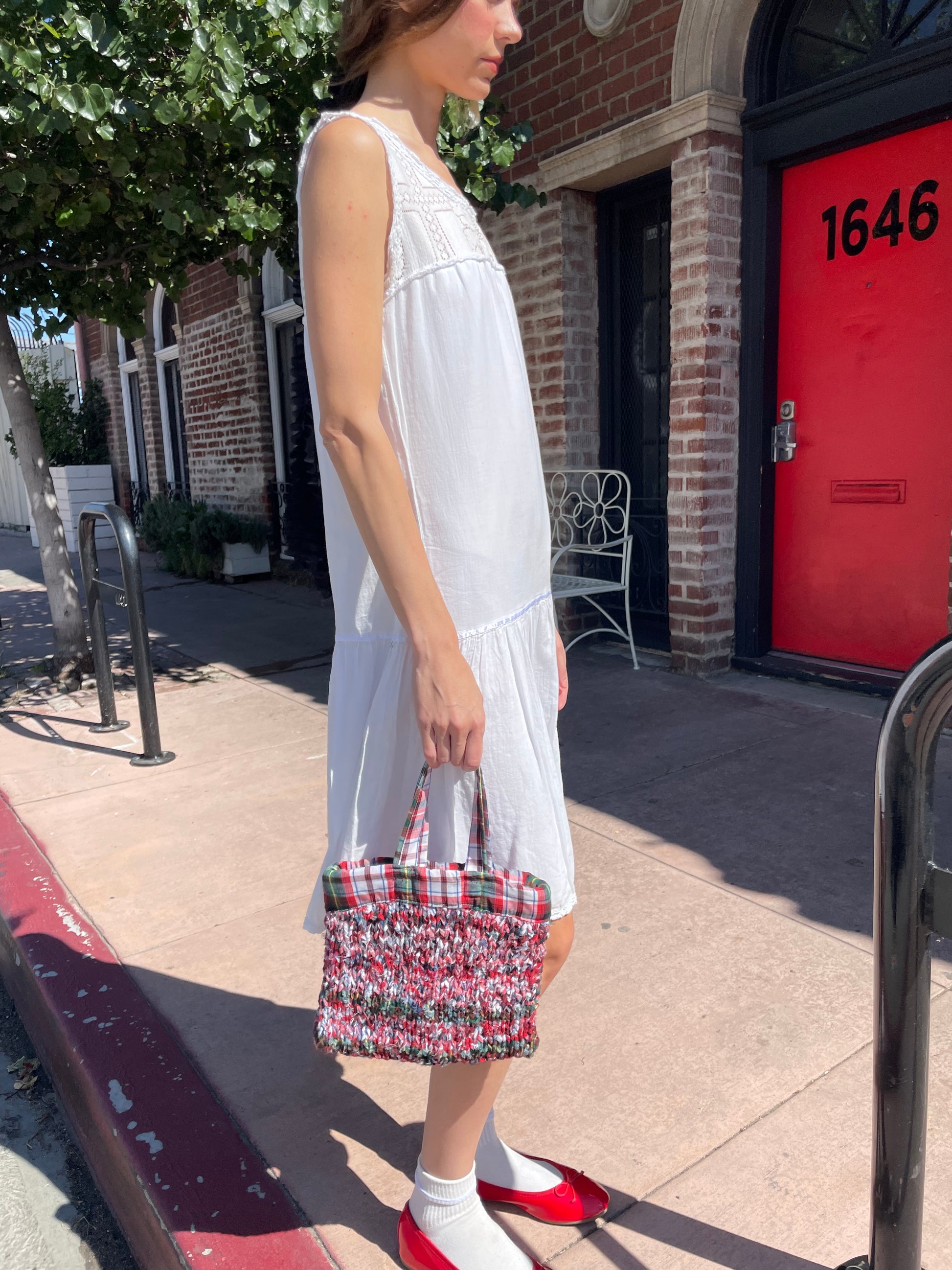 girl in white dress