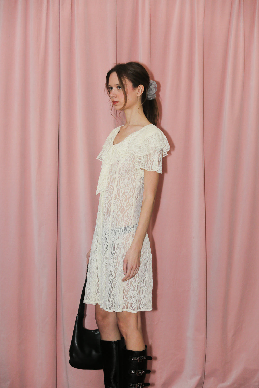 Ivory White Lace Dress (S)