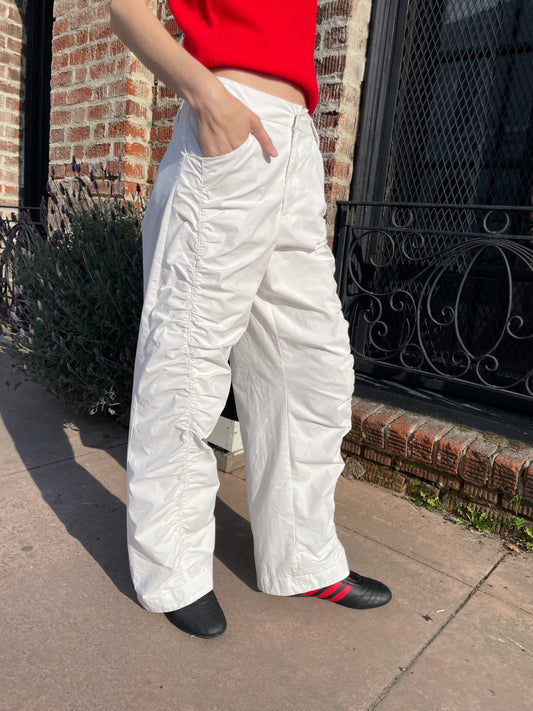 White Cargo Pant (S)