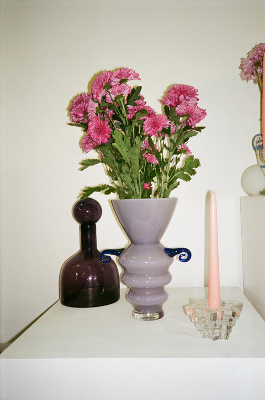 Violet Glass Vase