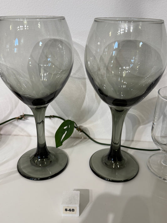 Gray Wine Glass (Set of 2)