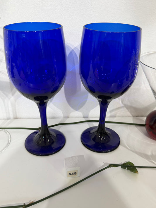 Blue Wine Glass (Set of 2)