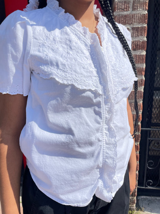 White Button Down (M)