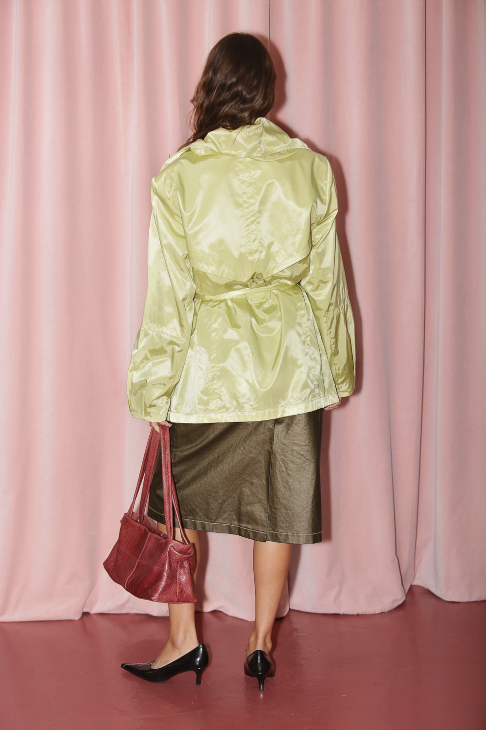 Lime Green Coat (S)