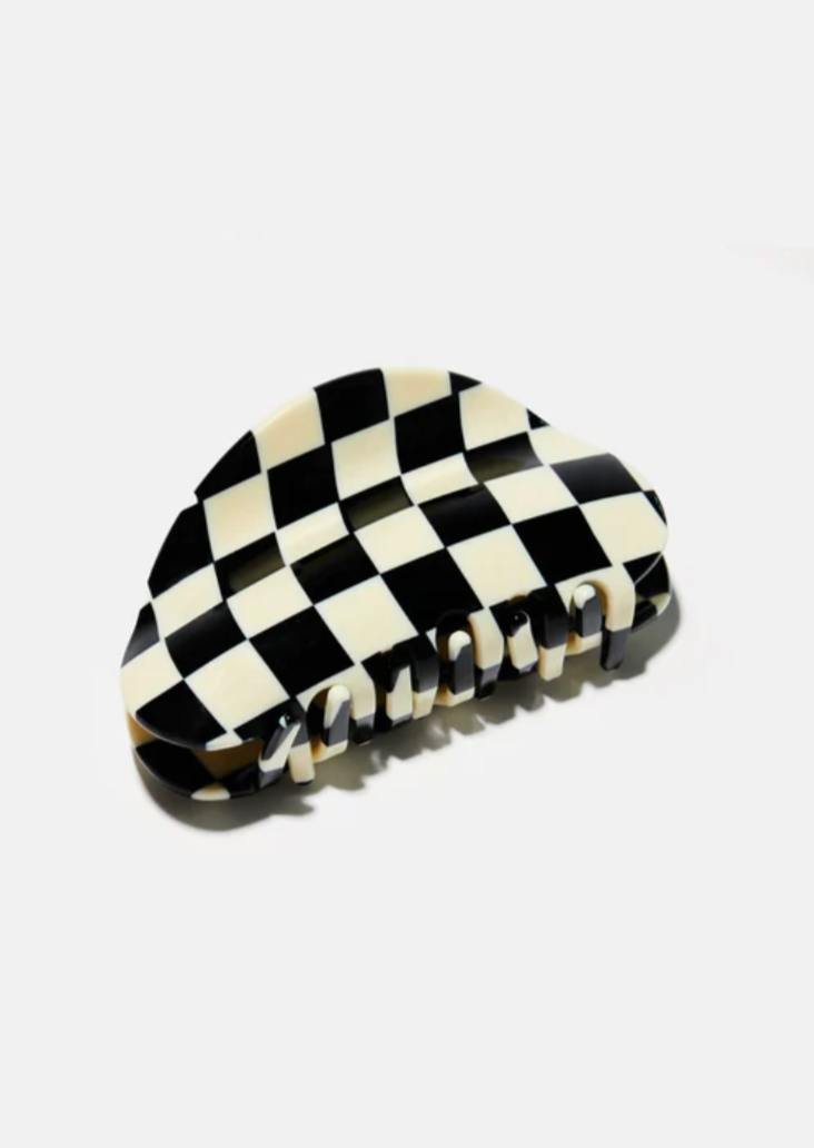 Checker Claw in Black + White