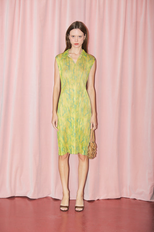 Green Texture Dress (S)