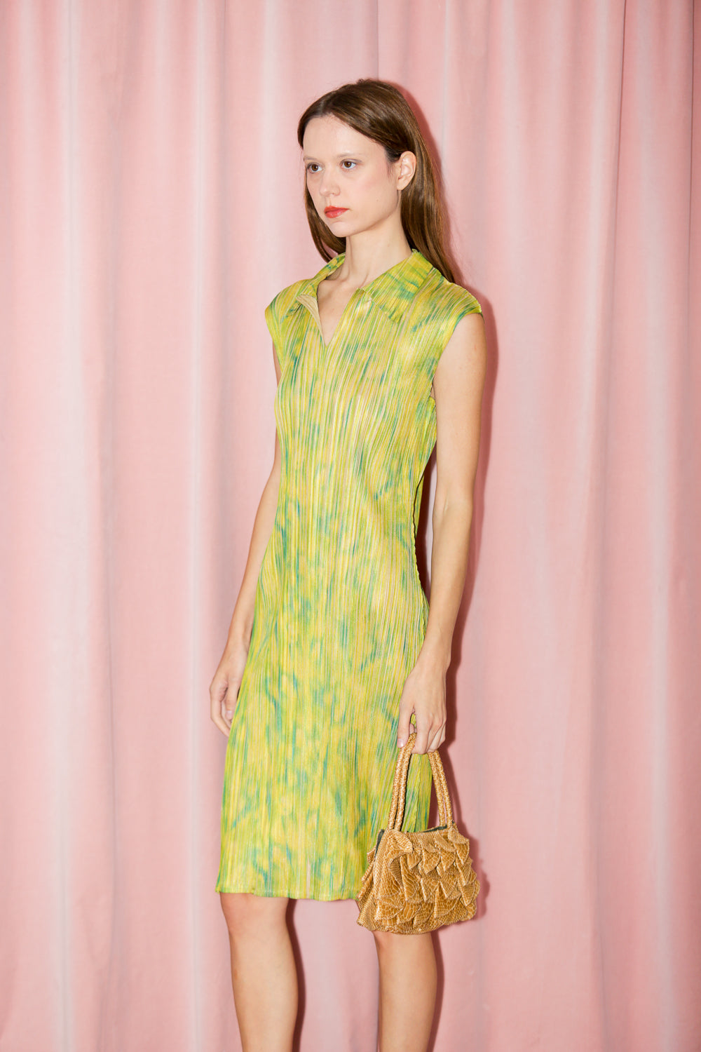 Green Texture Dress (S)