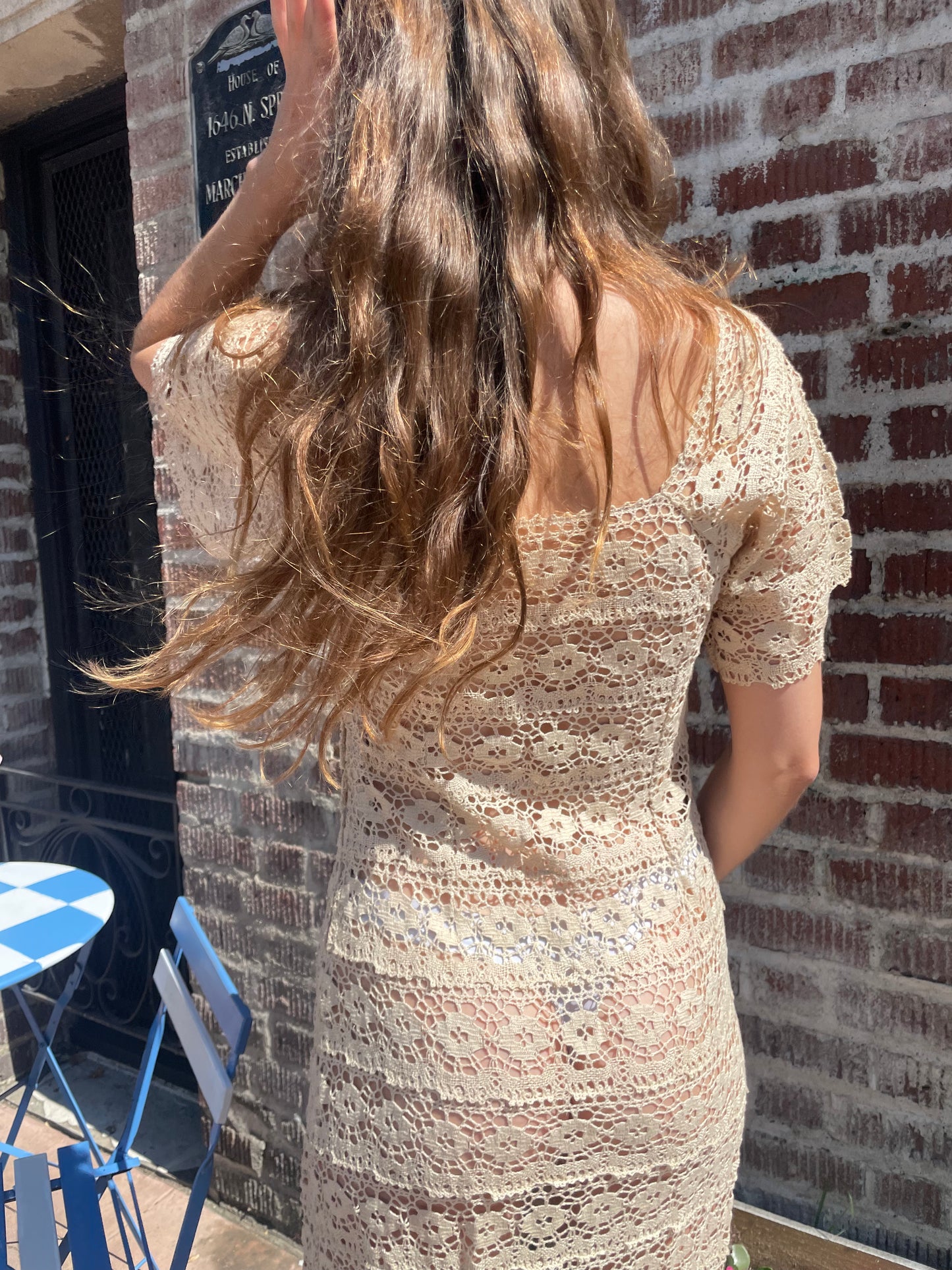 70s Lace Dress (S)