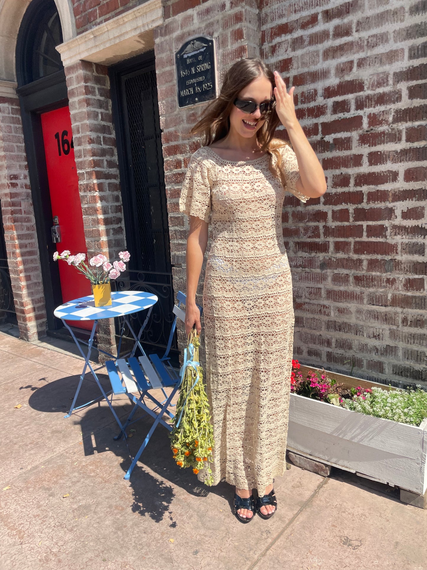 70s Lace Dress (S)