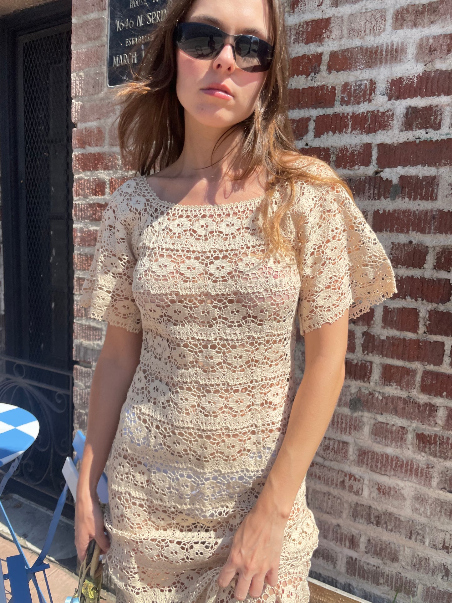 70s Lace Dress (S)