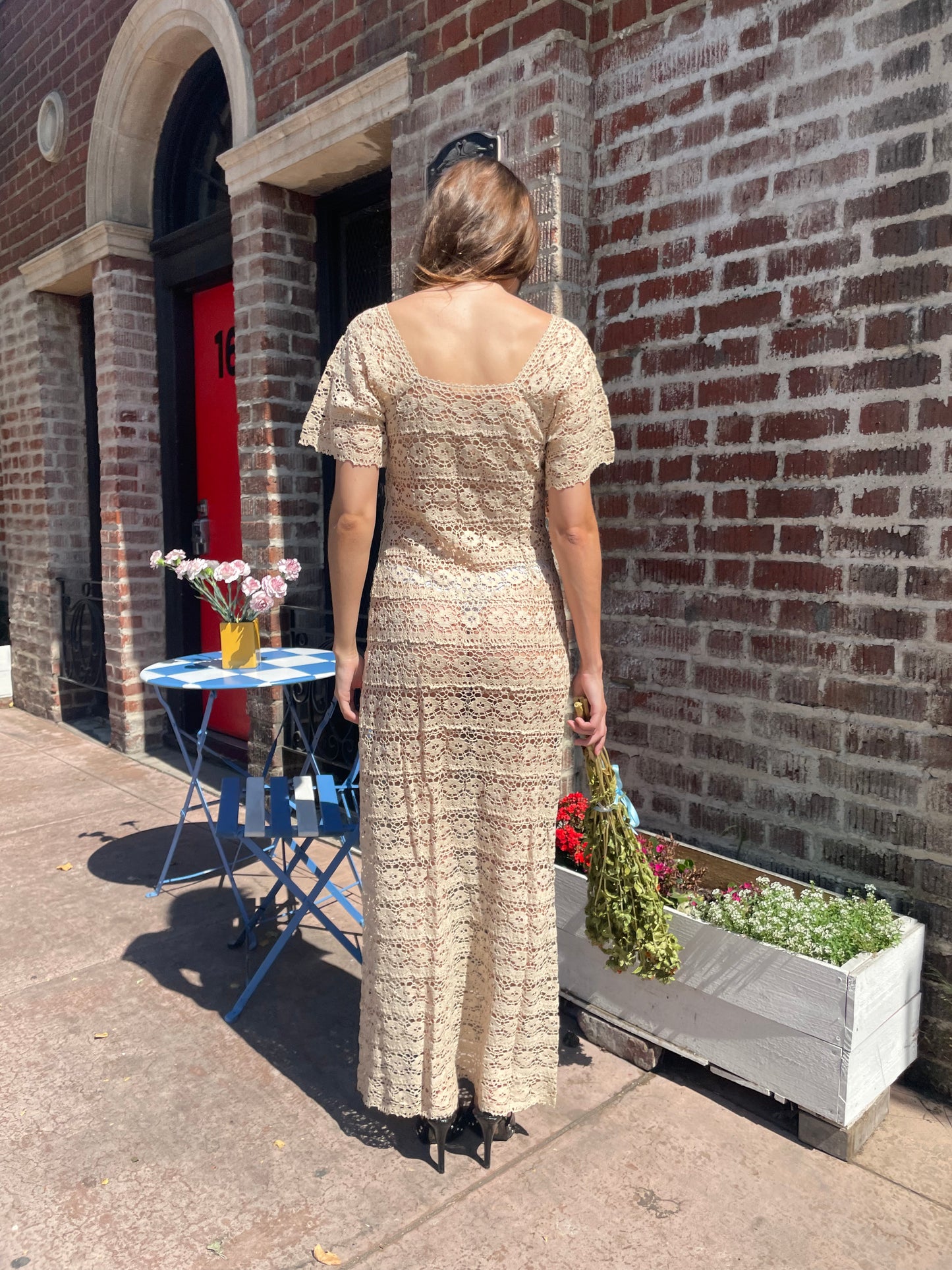 70s Lace Dress (S)