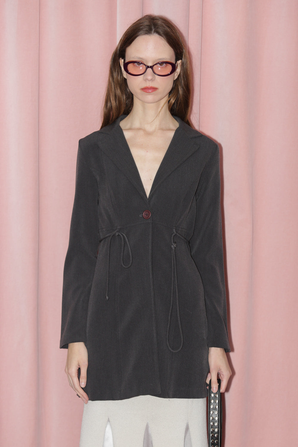 Charcoal Black Blazer (S)