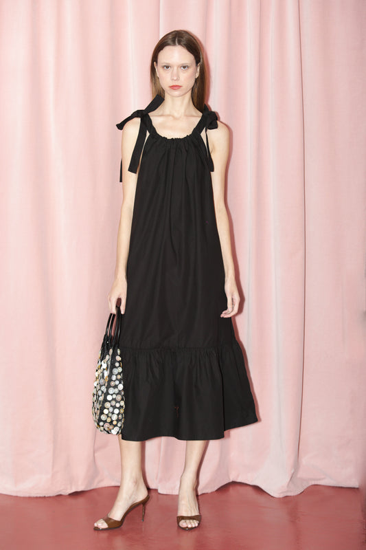 Black Bow Tie Dress (S)
