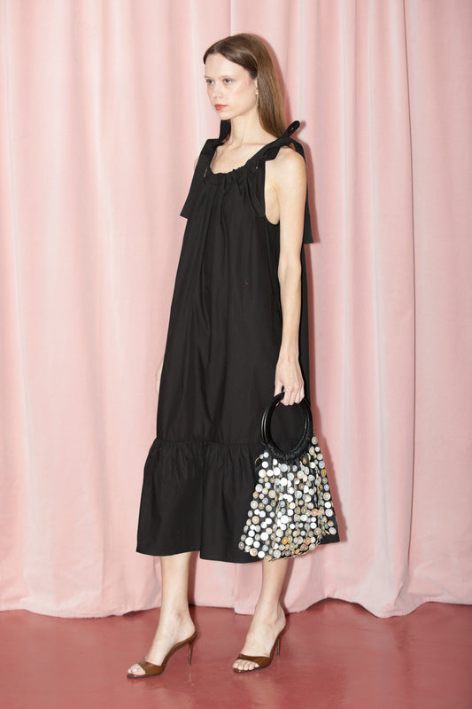 Black Bow Tie Dress (S)