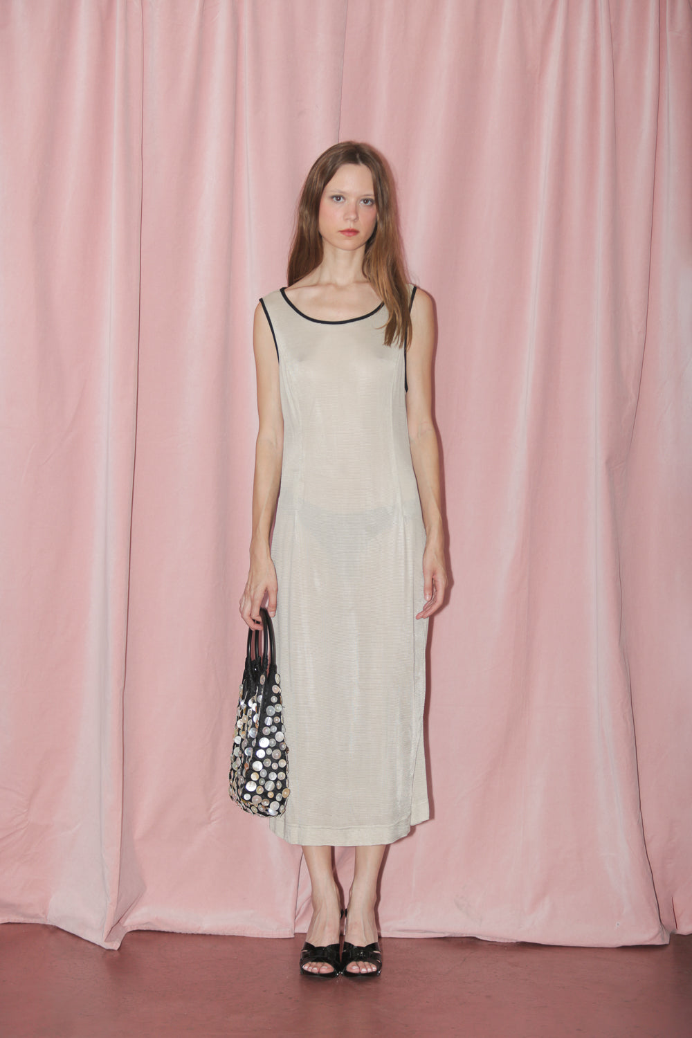 Silver Slink Dress (S-M)