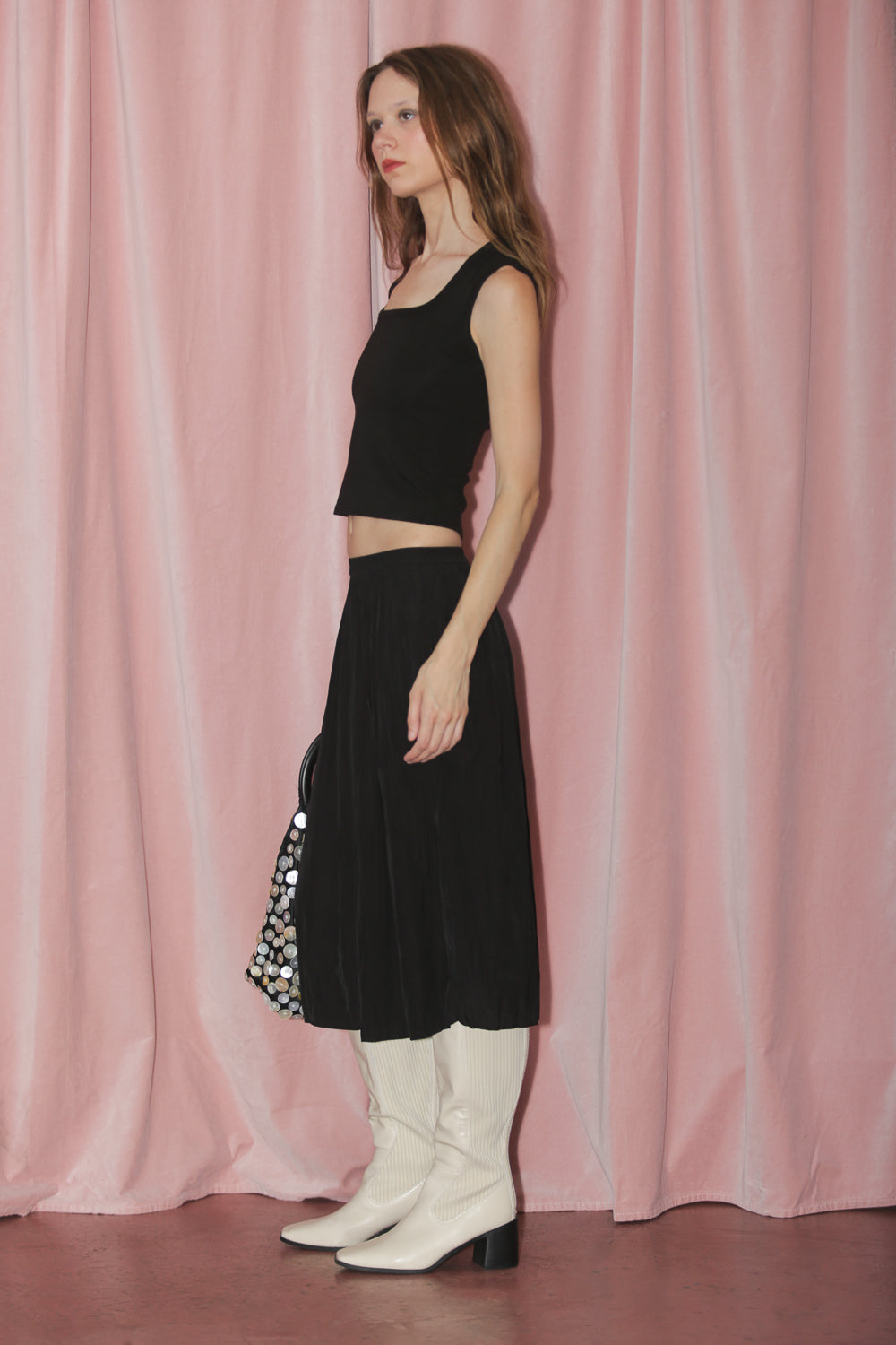 Black Wide Leg Pant (S-M)