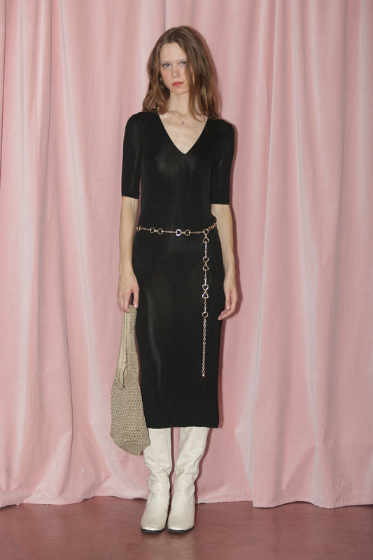 Black Knit Dress (S)