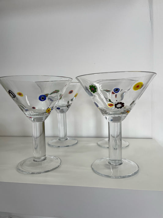 Vintage Martini Glasses