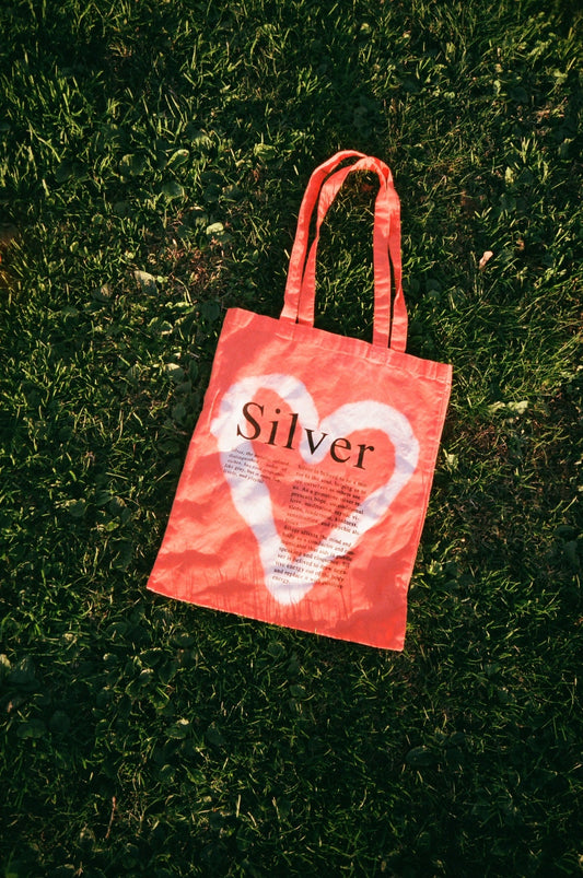 Shop Silver Tote Bag